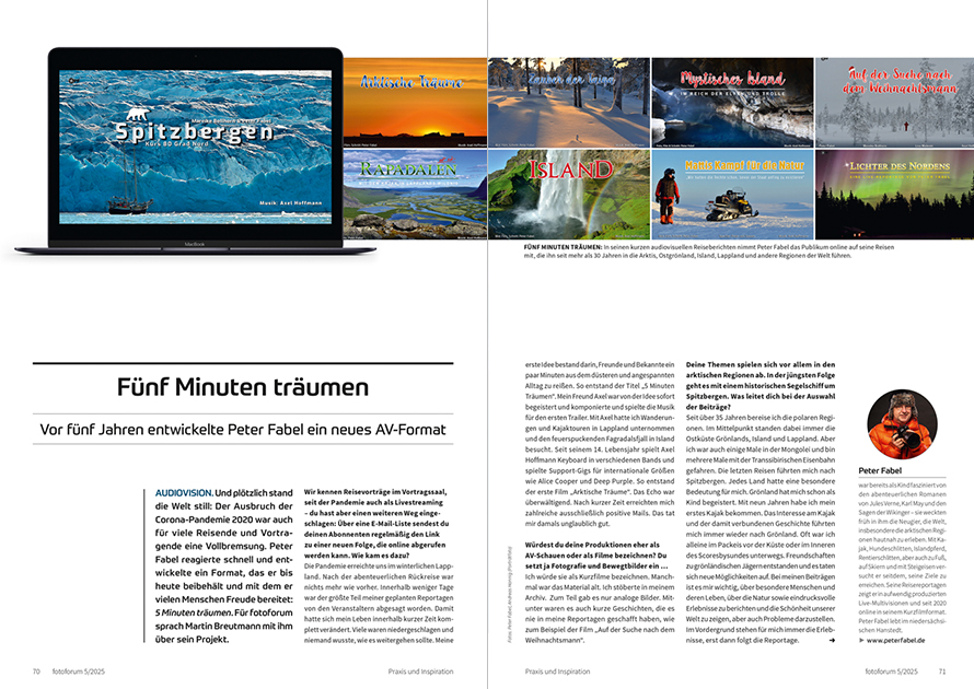 fotoforum Magazin </br> Ausgabe 5/2025 8 fotoforum Magazin </br> Ausgabe  5/2025 – Bild 8
