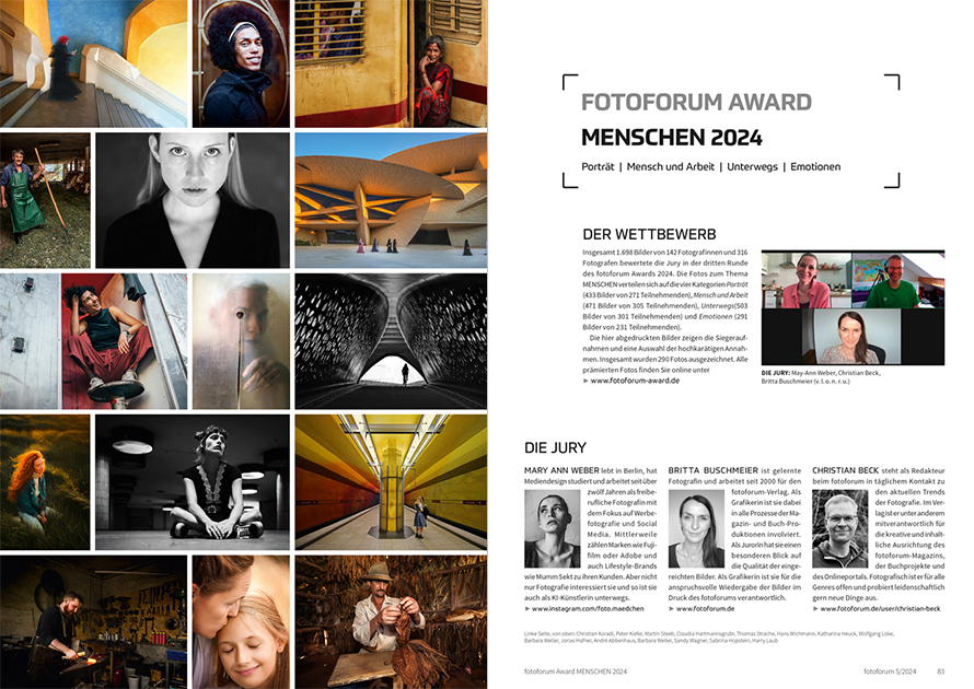 fotoforum Magazin </br> Ausgabe 5/2024 9 fotoforum Magazin </br> Ausgabe  5/2024 – Bild 9