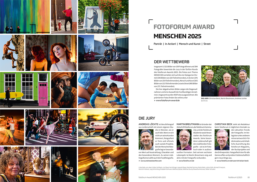 fotoforum Magazin </br> Ausgabe 5/2025 9 fotoforum Magazin </br> Ausgabe  5/2025 – Bild 9