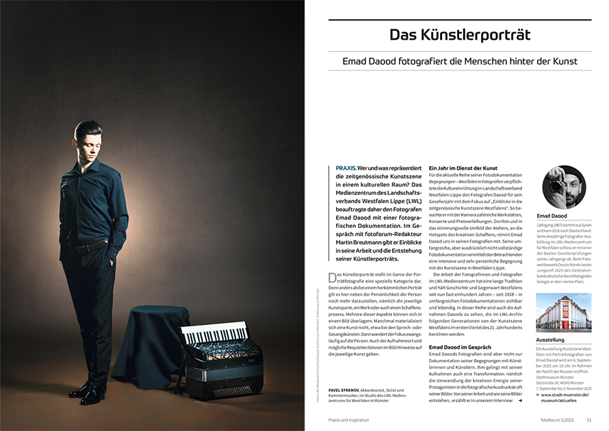 fotoforum Magazin </br> Ausgabe 5/2025 6 fotoforum Magazin </br> Ausgabe  5/2025 – Bild 6
