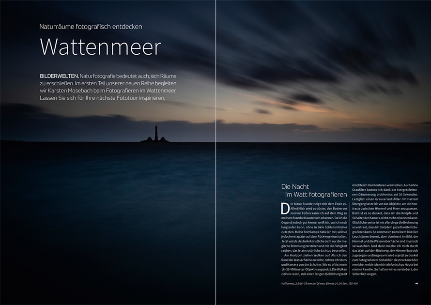 fotoforum Magazin </br> Ausgabe 6/2021 4 Wattenmeer