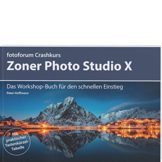 Audiovision 8 <b>Crashkurs Zoner Photo Studio X</b><br />Das Workshop-Buch für den schnellen Einstieg
